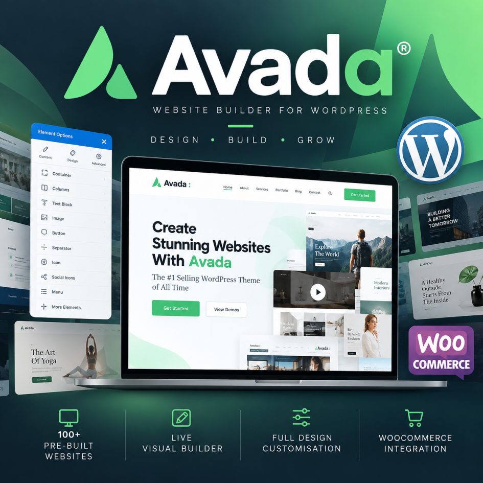 avada best wordpress website builder theme