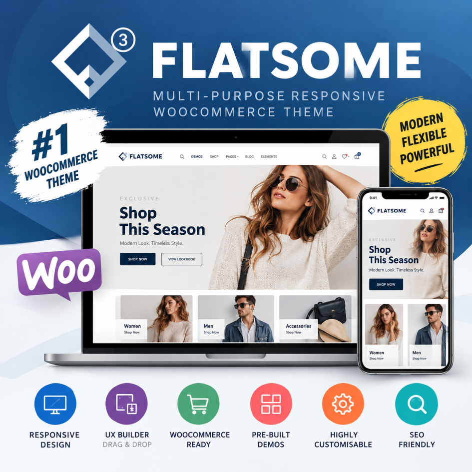 Flatsome wordpress best WooCommerce Theme 2026