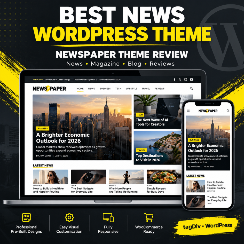 Best news newspaper wordpress theme 2026